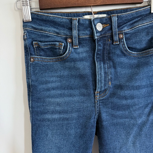 Free People We the Free Raw High Rise Jegging Skinny Jeans Size 26 - Picture 5 of 14